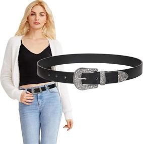 img 2 attached to 🤠 Vintage Cowgirl Western Belts for Women: Stylish Accessories for Women's Belts