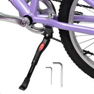 🚲 seisso adjustable aluminum alloy bike kickstand for 16-22 inch bicycles: center mount for mountain bike, road bikes & more - kids & adults logo