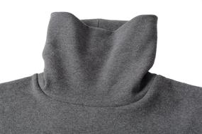 img 1 attached to HieasyFit Women's Thermal Turtleneck Pullover - Stylish Women's Clothing Designed for Optimal Comfort