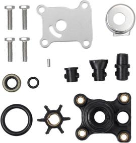 img 4 attached to Johnson Evinrude Water Pump Impeller Kit 394711 18-3327 9.9-15 HP Outboard Water Pump Kit Stroke Water Pump with Housing by AUTOUTLET