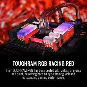 img 3 attached to 🔥 Термалтейк ТУГРАМ RGB DDR4 3600 МГц 16 ГБ: Синхронизируемая RGB-память в королевском красном