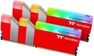 🔥 термалтейк туграм rgb ddr4 3600 мгц 16 гб: синхронизируемая rgb-память в королевском красном логотип