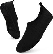 👣 soviker barefoot water shoes: quick-dry aqua socks for beach, swimming, surfing, yoga, and exercise - women's and men's sizes logo