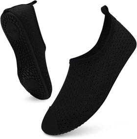 img 4 attached to 👣 Soviker Barefoot Water Shoes: Quick-Dry Aqua Socks for Beach, Swimming, Surfing, Yoga, and Exercise - Women's and Men's Sizes