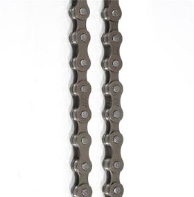 img 1 attached to 🚴 ZHIQIU FSC F410 1-Speed Bicycle Chain Single: Durable 104L Chain for Efficient Performance