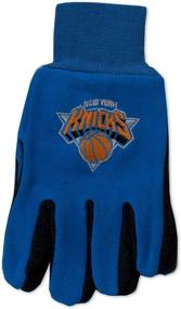 img 1 attached to York Knicks Two Tone Gloves Orange