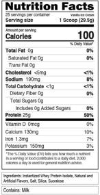 img 3 attached to 🍦 Evlution Nutrition 100% Isolate Vanilla Ice Cream Protein Powder - Gluten-Free, Low-Carb and Sugar-Free, 1.6 LB, with 25 G of Rapidly Absorbing Whey Isolate Protein