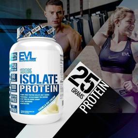 img 2 attached to 🍦 Evlution Nutrition 100% Isolate Vanilla Ice Cream Protein Powder - Gluten-Free, Low-Carb and Sugar-Free, 1.6 LB, with 25 G of Rapidly Absorbing Whey Isolate Protein