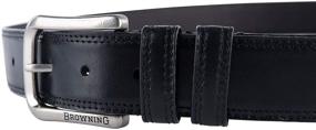 img 3 attached to 👔 Browning Mens Grafton Black Leather Men's Accessories and Belts: Stylish and Functional Essentials for Men