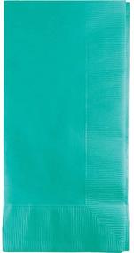 img 1 attached to 🎉 50 Beautiful Teal Lagoon Dinner Napkins - Ideal for Weddings, Parties, Bridal or Baby Showers - Premium Disposable Bulk Supply for Unmatched Quality