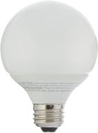 💡 tcp 60w equivalent g25 globe light bulb, soft white - non-dimmable single-pack cfl 4g2514a logo