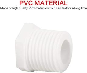 img 1 attached to 🚰 20-Piece PVC Pipe Plug Set - Eau 3/4 NPT Water Heater Drain Plug Compatible with RV, Irrigation, Underground Sprinkler Systems, Swimming Pools, Outdoor Applications, and Water Supply Lines.
