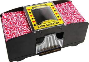 img 2 attached to 🃏 Soaoun Battery Operated Automatic Playing Card Shuffler with Push Button - Electronic Machine for 2/4/6 Decks