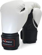 🥊 pro impact training boxing gloves - enhanced knuckle protection with wrist support for mma, muay thai, or fighting sports - ideal for sparring and training logo