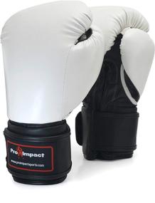 img 4 attached to 🥊 Pro Impact Training Boxing Gloves - Enhanced Knuckle Protection with Wrist Support for MMA, Muay Thai, or Fighting Sports - Ideal for Sparring and Training