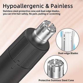 img 3 attached to Painless Electric Operated Clippers Hypoallergenic