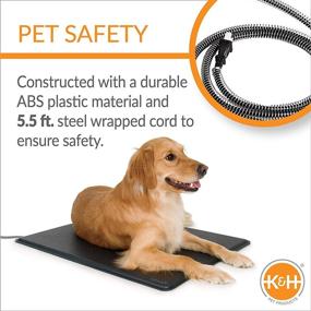 img 2 attached to 🔥 K&amp;H Pet Products Original Lectro-Kennel Outdoor Heated Pad: Keep Your Pet Warm with Free Cover