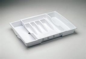 img 2 attached to Rubbermaid Adjustable Cutlery Tray White