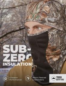 img 1 attached to 🎿 Маска-шлем Realtree Edge Camo для лыж - превосходная защита от холода для зимнего мотоциклетного катания, кемпинга и походов.