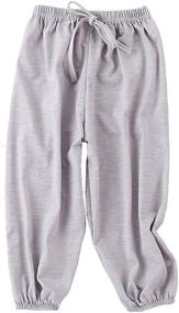 img 3 attached to Bouclede Bloomers Cotton 12M-7T: Stylish Grey and Greyblue Boys' Clothing at its Finest!