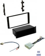 complete asc car stereo dash install kit for nissan vehicles - includes wire harness and antenna adapter logo