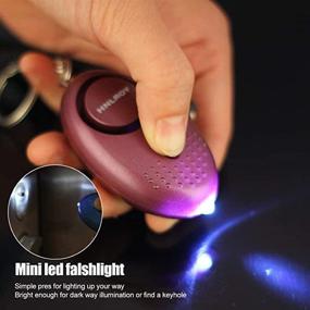 img 3 attached to 🚨 Stay Safe with the Powerful Safe Sound Personal Alarm - 140DB Self-Defense Keychain featuring LED Light: A Must-Have for Women, Men, Children, and the Elderly - Secure Your Safety and Peace of Mind (3 Packs)