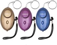 🚨 stay safe with the powerful safe sound personal alarm - 140db self-defense keychain featuring led light: a must-have for women, men, children, and the elderly - secure your safety and peace of mind (3 packs) logo