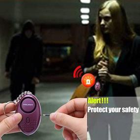 img 1 attached to 🚨 Stay Safe with the Powerful Safe Sound Personal Alarm - 140DB Self-Defense Keychain featuring LED Light: A Must-Have for Women, Men, Children, and the Elderly - Secure Your Safety and Peace of Mind (3 Packs)