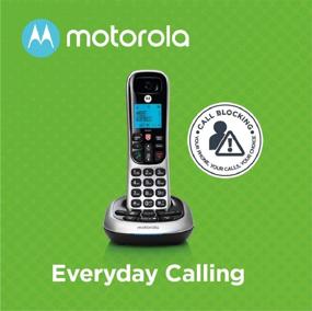 img 1 attached to 📞 Беспроводные телефоны Motorola CD4014 DECT 6.0 с цифровой автоответчиком и блокировкой вызовов (комплект из 4 шт.) + Blucoil 10-FT 1 Gbps кабель Cat5e и многоразовые зажимы для кабеля (комплект из 5 шт.)