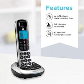 img 2 attached to 📞 Беспроводные телефоны Motorola CD4014 DECT 6.0 с цифровой автоответчиком и блокировкой вызовов (комплект из 4 шт.) + Blucoil 10-FT 1 Gbps кабель Cat5e и многоразовые зажимы для кабеля (комплект из 5 шт.)