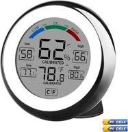 🌡️ advanced touchscreen digital hygrometer: accurate temperature and humidity monitoring for home, office, and greenhouse environments логотип