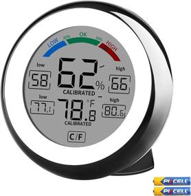 img 4 attached to 🌡️ Advanced Touchscreen Digital Hygrometer: Accurate Temperature and Humidity Monitoring for Home, Office, and Greenhouse Environments