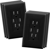 💡 6-pack black usb outlet - topgreener tu2153a bk логотип