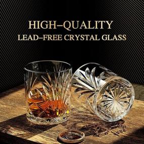 img 3 attached to 🥃 Whiskey Stones Gift Set: Perfect Christmas & Birthday Presents for Men, Dads, Boyfriends, and Husband! Ideal Anniversary, Wedding, Housewarming, Retirement, or Grandpa's Gift. Includes Whiskey Glasses Set of 4.