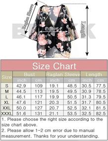 img 1 attached to Womens Chiffon Floral Swimsuit Cardigans Women's Clothing and Swimsuits & Cover Ups