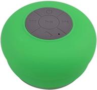 suction cup bathroom waterproof speaker, outdoor shockproof bluetooth speaker for riding bicycles, portable mini hifi magic speaker with stereo bass - 5w speaker (liuwa green) logo