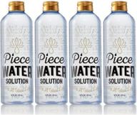 🌊 piece water solution - natural water alternative and cleanser, 12oz (pack of 4) logo