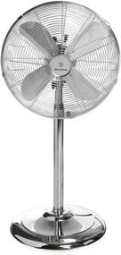 img 4 attached to 🌬️ Westinghouse 16" Lightweight Vintage Metal Stand Fan with Heavy Duty Motor: High Velocity 1800 CFM - 75-degree Oscillation for Industrial, Commercial, and Residential Use