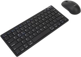 img 2 attached to 🖱️ Targus 3-Button Bluetooth Mouse and Keyboard Combo, Wireless Connection, Scissor-Switch Keyboard, Battery Life Indicator (BUS0399), Black