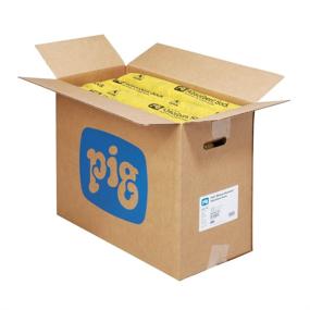 img 2 attached to 🧦 PIG Home Solutions Water and Moisture Absorbing Sock - 12 pack - 3x48 - High-Visibility Yellow - Absorbs up to 1 Gallon per Sock - PIG105-YW