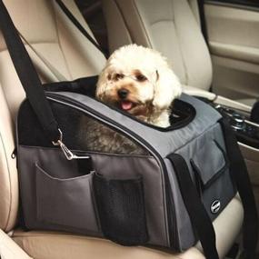 img 4 attached to 🐾 Pettom Pet Car Booster Seat Carrier: Airline Approved Small Animal Travel Cage for Dogs, Cats, Puppies, and More