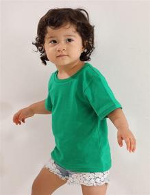 img 2 attached to A&amp;J DESIGN Baby and Toddler Short Sleeve Cotton T-Shirts - Heavyweight Collection