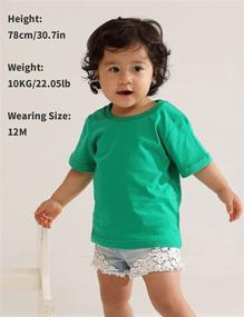 img 3 attached to A&amp;J DESIGN Baby and Toddler Short Sleeve Cotton T-Shirts - Heavyweight Collection