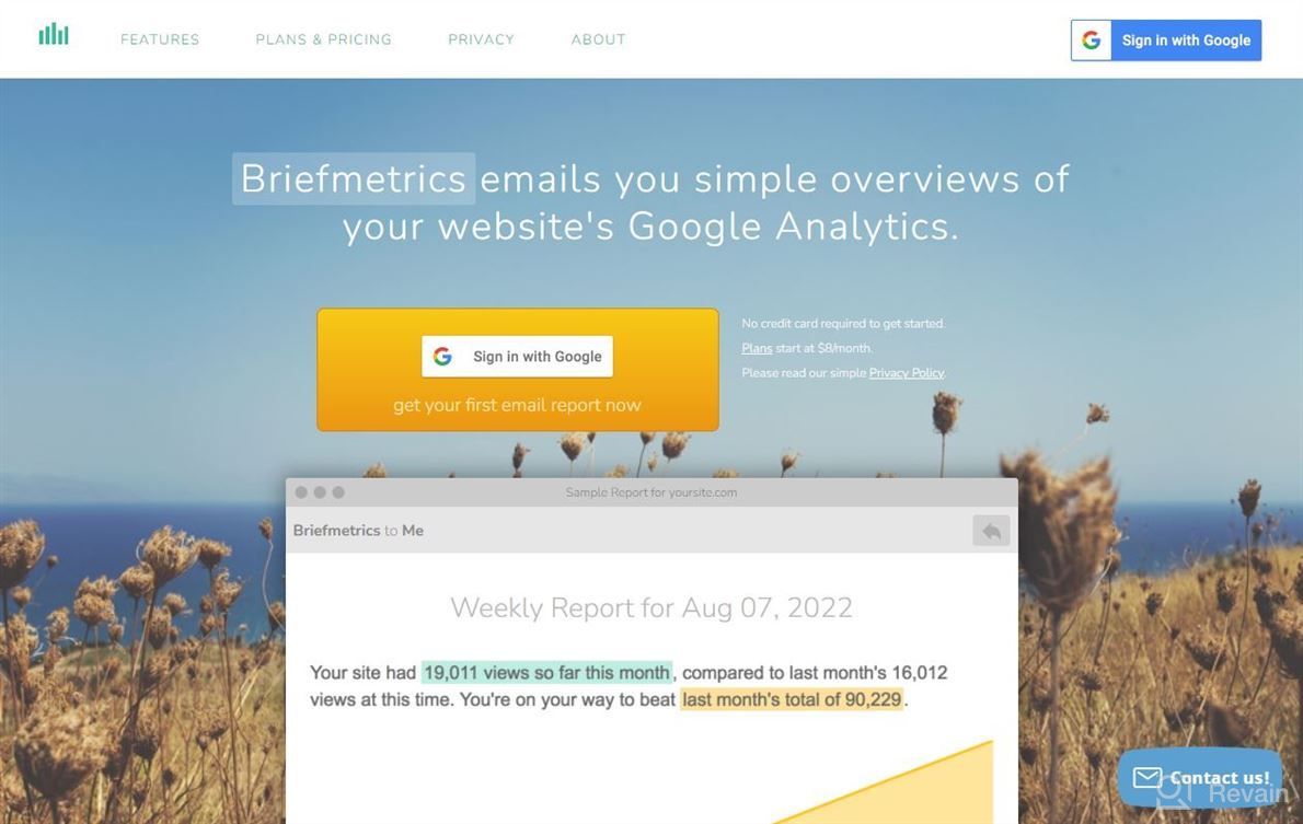 img 1 attached to Briefmetrics review by Rod Evans