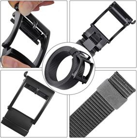 img 2 attached to Moonsix Ratchet Adjustable Military Automatic Men's Accessories for Belts