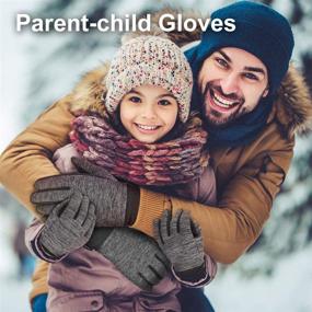 img 1 attached to 🧤 Winter Warm Running Kids Gloves: Essential Boys' Accessories for Cold Days