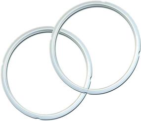 img 4 attached to 🔘 Clear Instant Pot Sealing Ring 2 Pack - 5 or 6 Quart Size