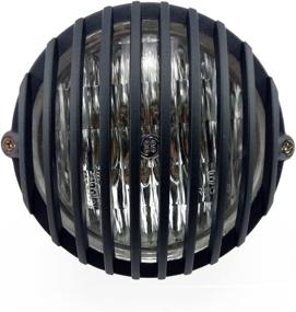 img 4 attached to 🏍️ TASWK 5-Inch Motorcycle Headlight Grill Prison Chopper Bobber Head Lamp (Black)