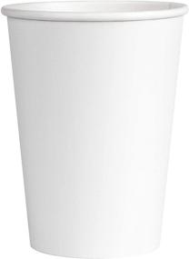 img 3 attached to 🔥 JerseyPac 12Oz Disposable Paper Hot Cups (100-Count) - Ideal for Hot Coffee, Tea, and Cocoa at Parties - Sturdy, Durable, and Leak-Proof Drinkware - Recyclable, Environmentally-Friendly - White (12 Oz.)
