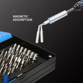 img 3 attached to Kingsdun 63-in-1 Precision Screwdriver Set - 59 Magnetic Bits, Small Electronic Repair Tool Kit for MacBook, iPhone, Computer, Laptop, Xbox, Nintendo Wii, Thomas Toys